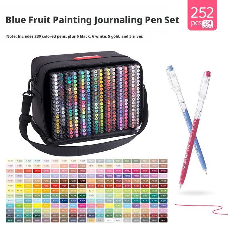 Correction Pen Fine - Juego de 252 Rotuladores de Gel