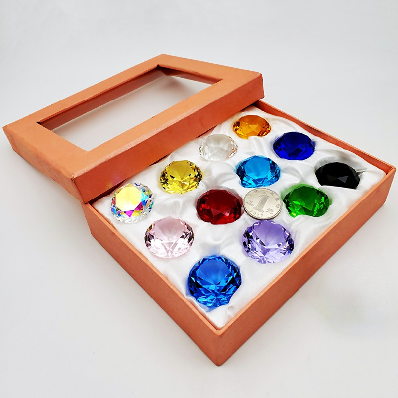 Paper Weight Crystal - Pisapapeles de joya de diamante de