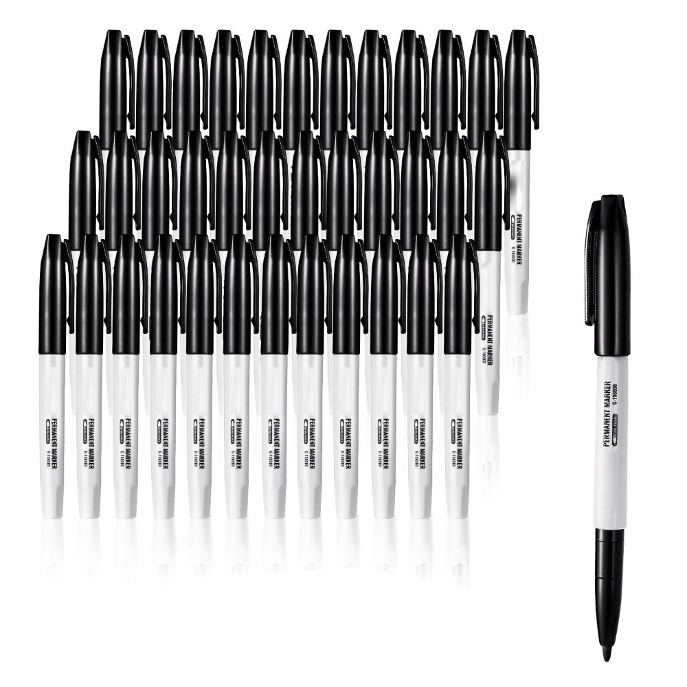 Correction Pen Fine - Marcadores permanentes, paquete de 36 marcadores