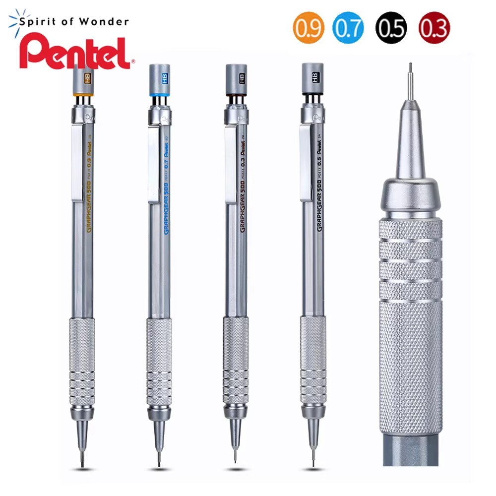 Mechanical Pencil 0.3 - 1 Pieza Lápiz Mecánico Pentel Graphgear