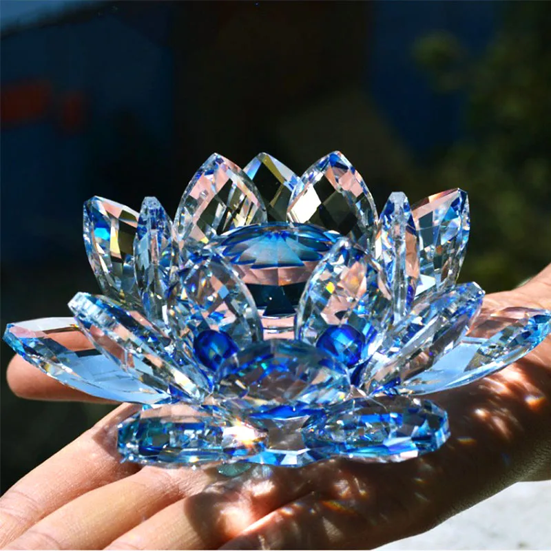 80mm cristal de cuarzo flor de - Paper Weight Crystal reseña y precio
