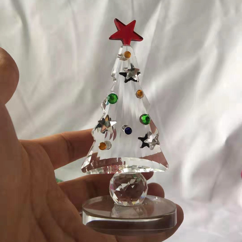 Estatuilla de árbol de Navidad - Paper Weight Crystal reseña y precio